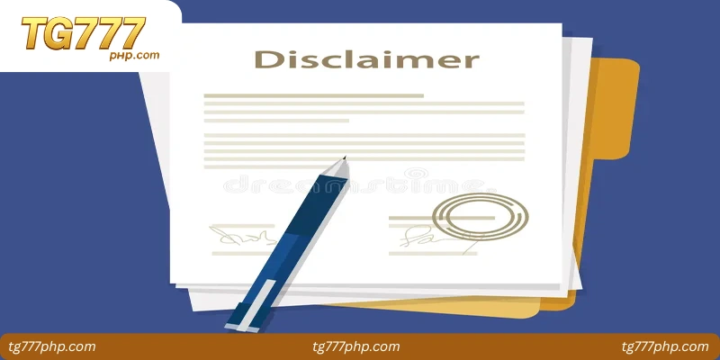 Introduction to Tg777 Disclaimer