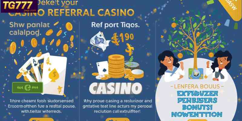 benefits of casino referral bonus including extra income and social sharing